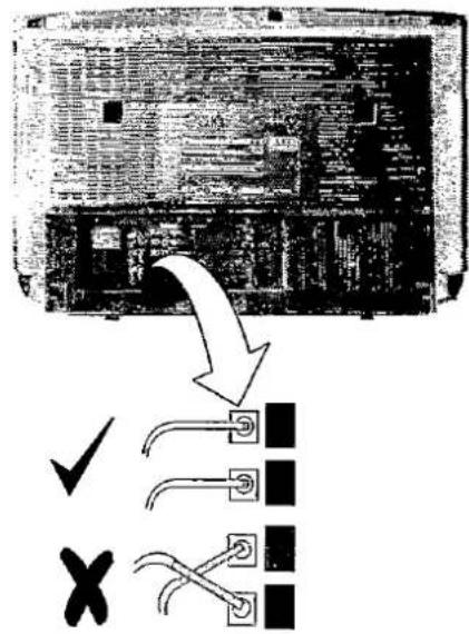PANASONIC TX-W28R4DP - Connect the speakers - 3