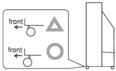 PANASONIC TX-47P800H - Securing the castersSafety Precal - 2