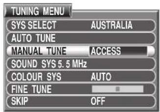 PANASONIC TX-47P800H - MANUAL TUNE - 2
