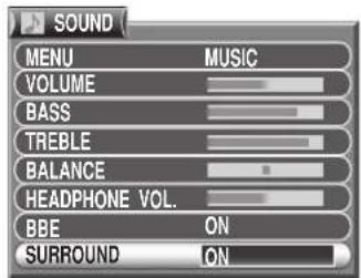 PANASONIC TX-47P800H - SURROUND MENU - 5