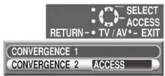 PANASONIC TX-47P800H - Convergence 2 Adjustment for RED and BLUE - 2