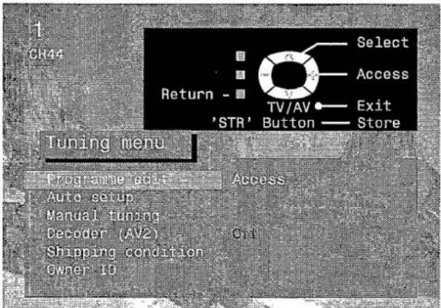 PANASONIC TX-28LD4DP - To delete an unwanted programme position - 7
