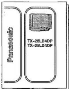PANASONIC TX-28LD4DP - Check that you have the accessories and items shown - 5