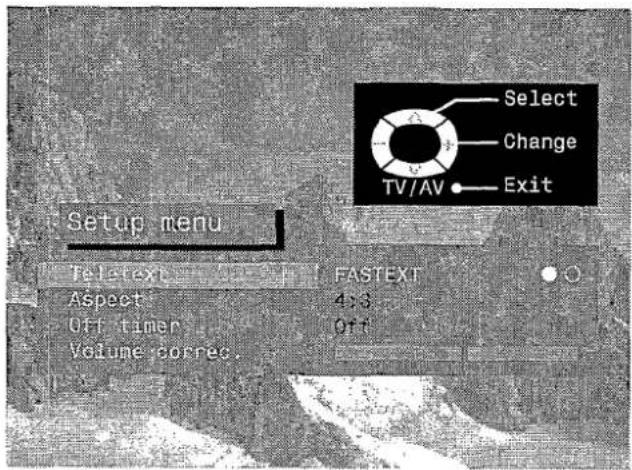 PANASONIC TX-28LD4DP - Setup menu - 6