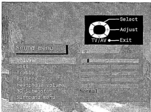 PANASONIC TX-28LD4DP - Sound menu - 6