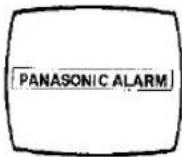 PANASONIC TX-21T1 - Alarm. - 5