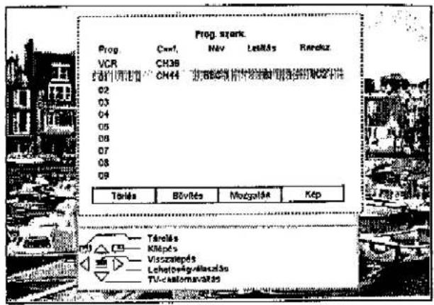 PANASONIC TX-W32D2F - A program hely behangolása - 5