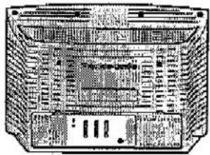 PANASONIC TX-W32D2F - A hátoldalon elhelyezett AV1/AV2(S)/AV4-es 21 érintkezős Euro AV (SCART) és az audio kimenet (RCA) csatlakozók. - 4