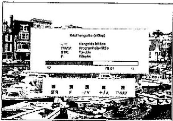 PANASONIC TX-W32D2F - Kezi hangolás (az elolap kezelőszervevel) - 6