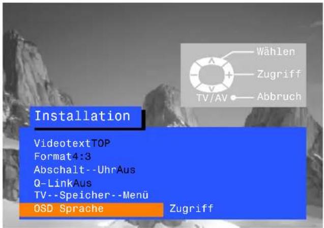 PANASONIC TX-25LD4CZ - OSD(BILDSCHIRM-MENÜ)-SPRACHE - 2