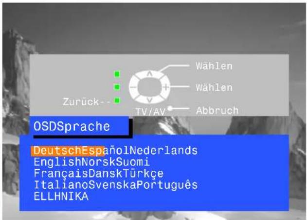PANASONIC TX-25LD4CZ - OSD(BILDSCHIRM-MENÜ)-SPRACHE - 3