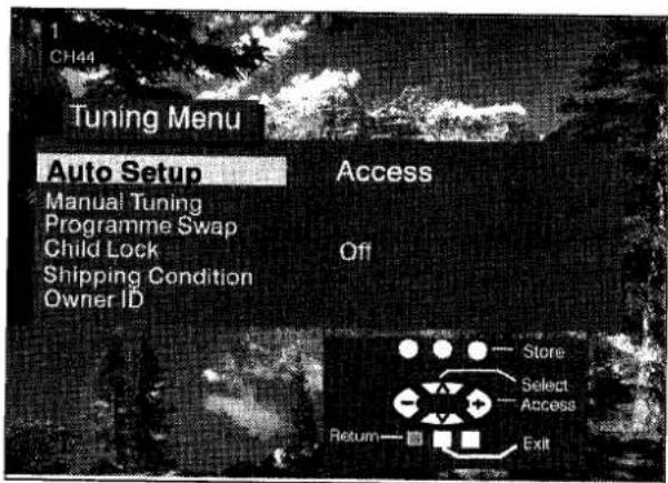 PANASONIC TX-25CK1 - Owner ID - 1