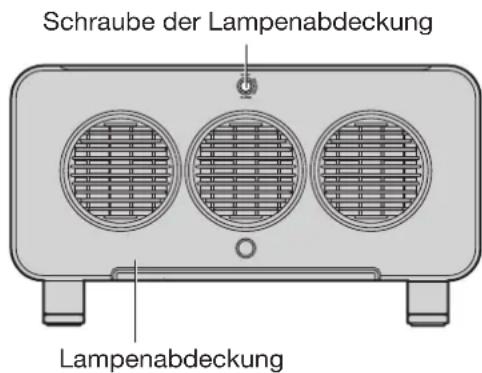 Schraube der Lampenabdeckung Lampenabdeckung