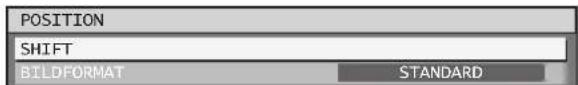 POSITION SHIFT BILDFORMAT STANDARD