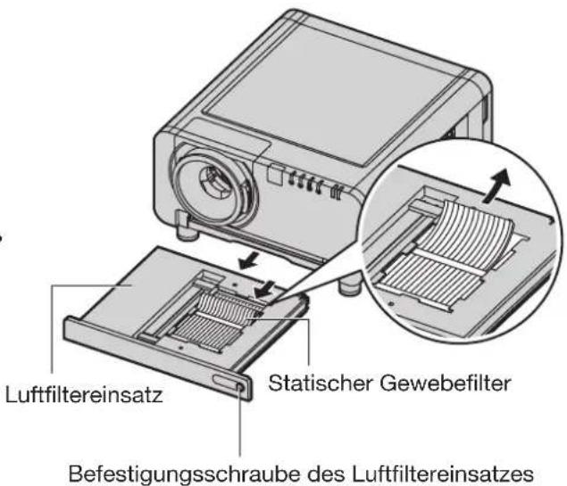 Luftfiltereinsatz Statischer Gewebefilter Befestigungsschraube des Luftfiltereinsatzes