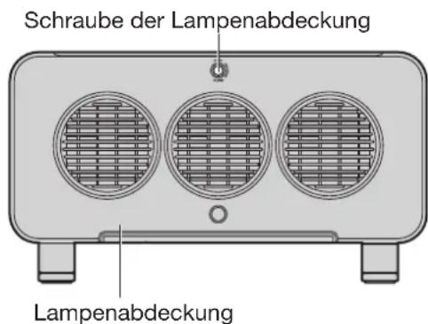 Schraube der Lampenabdeckung Lampenabdeckung