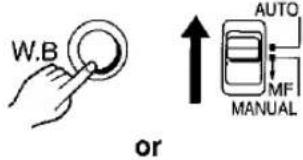 W.B or AUTO MF MANUAL