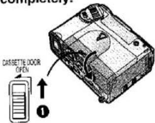 PANASONIC NV-EX3B - Removing the Battery from the Movie Camera - 2