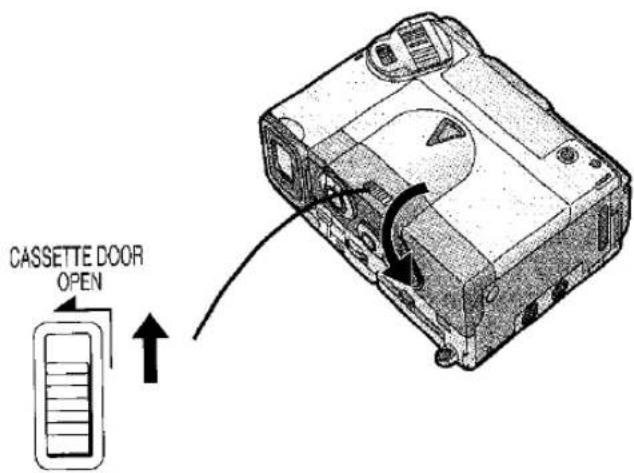 CASSETTE DOOR OPEN