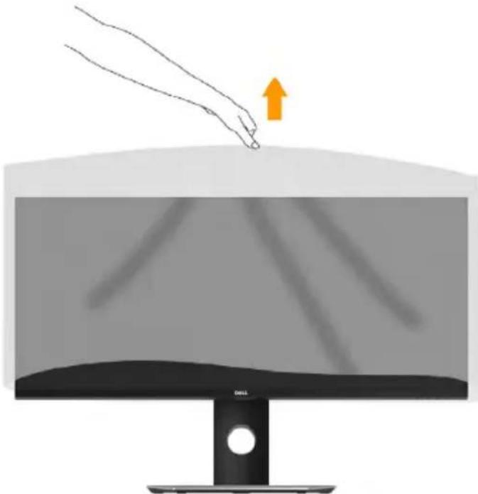 DELL P3418HW - Attaching the Stand - 7