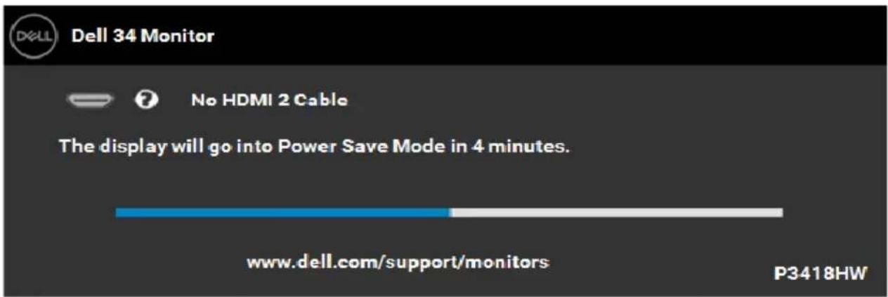 DELL P3418HW - OSD Messages - 18