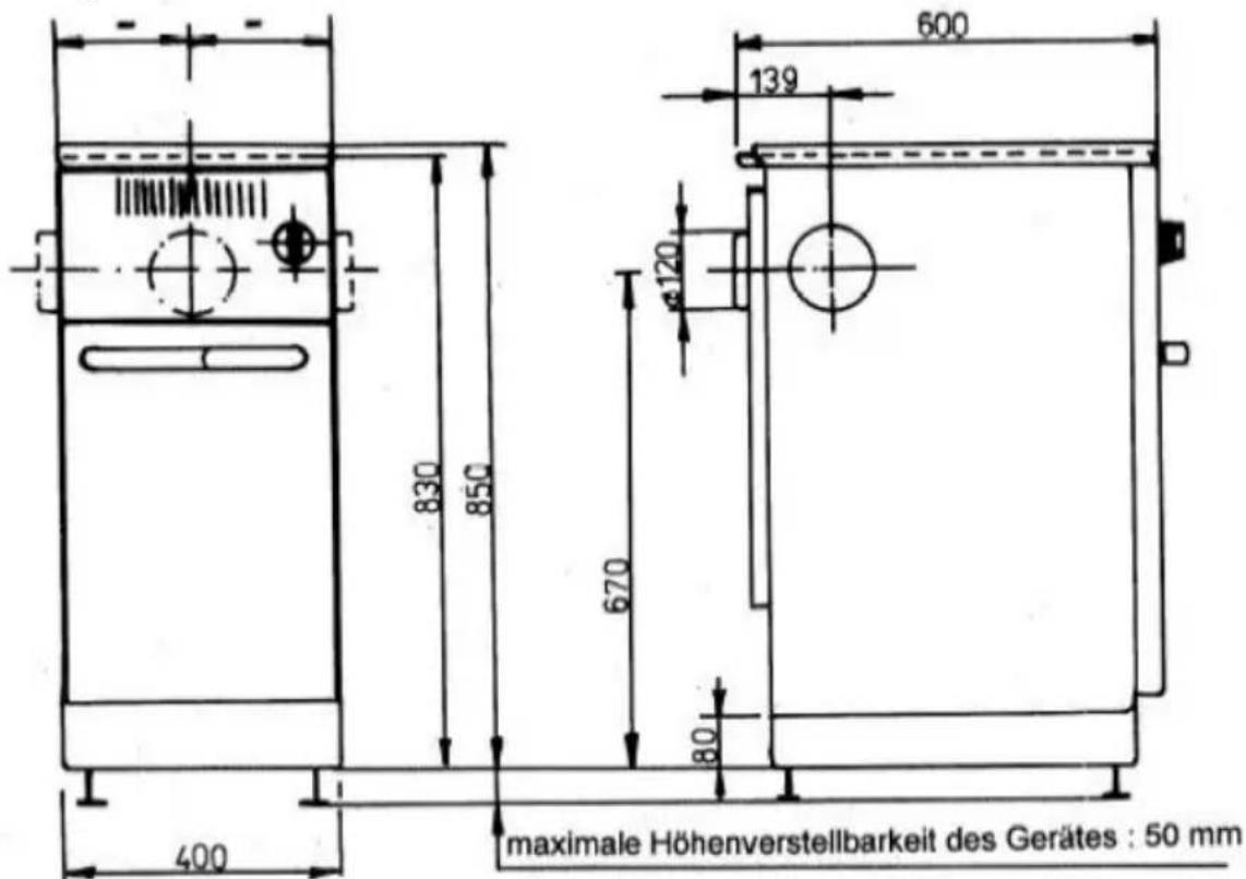 Wamsler OZ 444 S - Technische Daten - 1