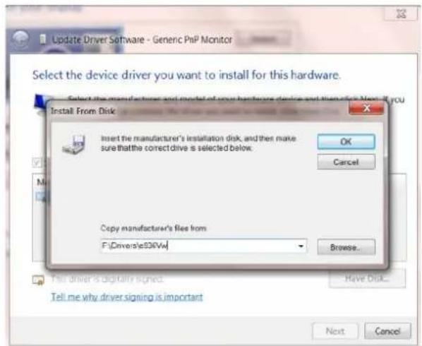 AOC Essential-line E2460SH - Click the "Driver" tab. - 4