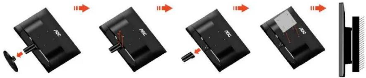 AOC Essential-line E2460SH - Wall Mounting - 1