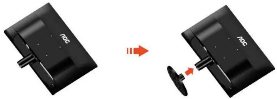 AOC Essential-line E2460SH - Setup Stand & Base - 1