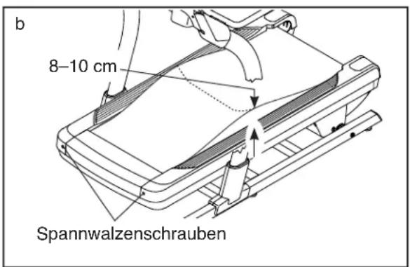 NordicTrack X9i Incline Trainer - FEHLER: Das Laufband verlangsamt sich, wenn man darauf geht - 1