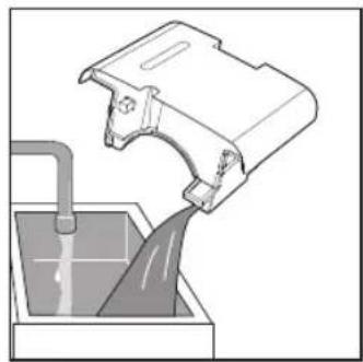PHILIPS DE3203 - Emptying the water tank - 3