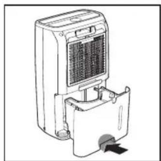 PHILIPS DE3203 - Emptying the water tank - 5