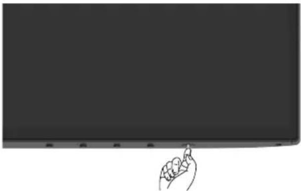 DELL UltraSharp U2419H - Turning on the Monitor - 1