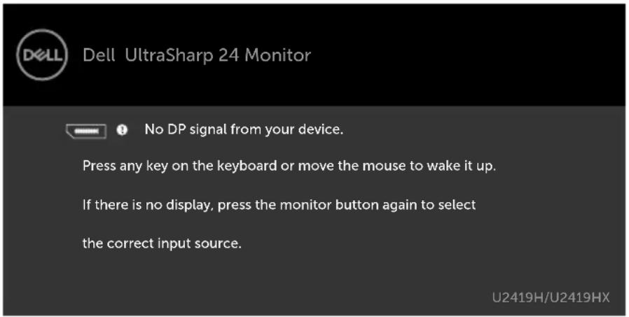 DELL UltraSharp U2419H - Power Management Modes - 1