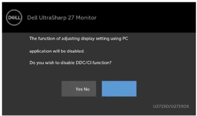 DELL UltraSharp U2419H - OSD Warning Messages - 4