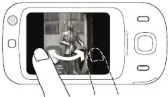 HTC Touch Phone - To rotate the image - 2