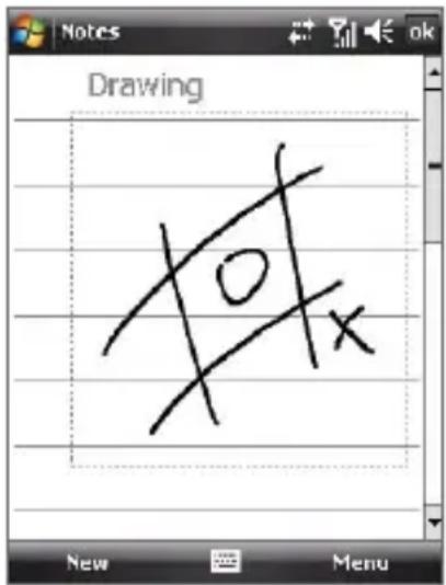 Notes Drawing 10 x New Menu