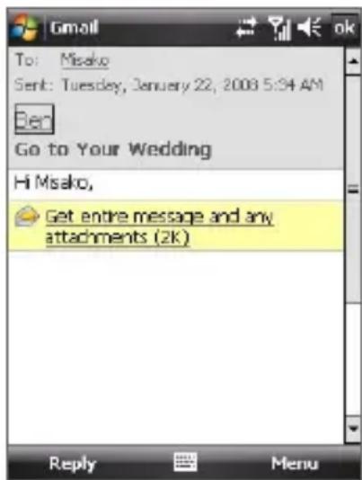 To: Misako Sent: Tuesday, January 22, 2008 5:34 AM Ben Go to Your Wedding Hi Msako, Get entire message and any attachments (2K)