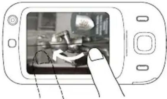 HTC Touch Phone - To rotate the image - 1