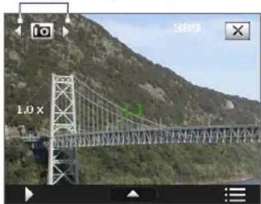 HTC Touch Phone - To change the capture mode - 1