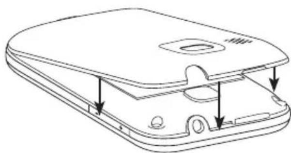 HTC Smart - Putting back the back cover - 1