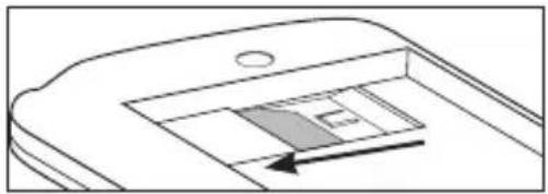 HTC Smart - Inserting the SIM card - 2