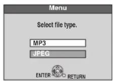 PANASONIC DMR-ES15EBL - ■To select JPEG Menu - 1