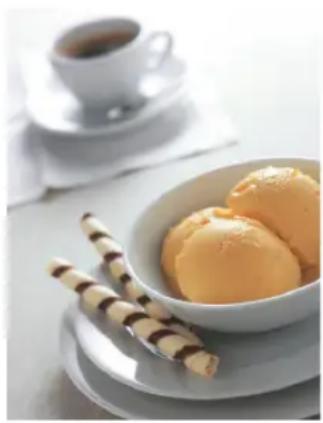 Vitamix Aspire - PEACH SOY SHERBET - 1