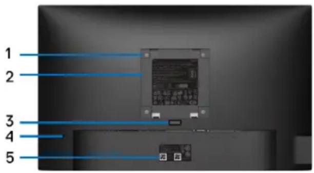 DELL P2719H - Ansicht von hinten - 1