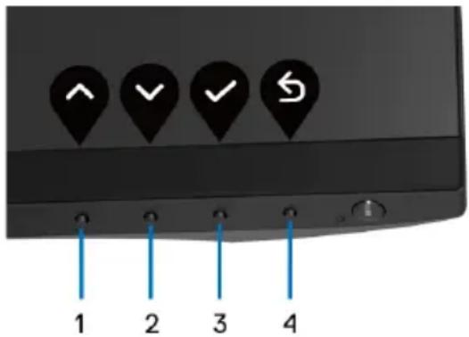 DELL P2719H - Bedienfeldtaste - 1