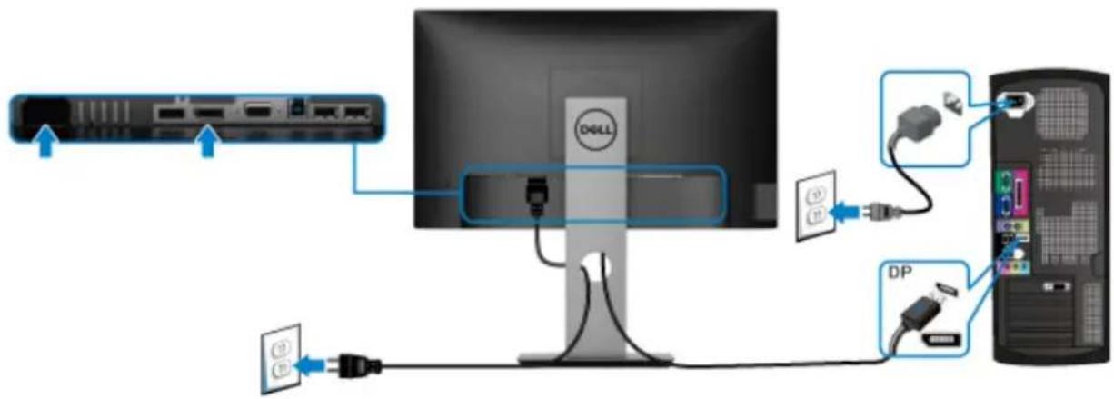 DELL P2719H - Monitor anschließen - 4