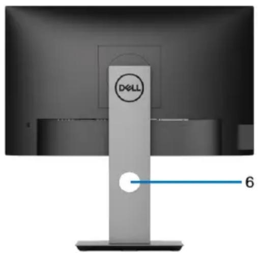 DELL P2719H - Ansicht von hinten - 2