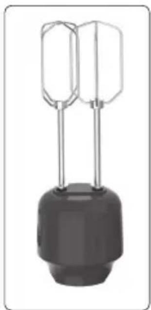 Arzum AR1065 - Beating & Mixing With Beater Legs - 2