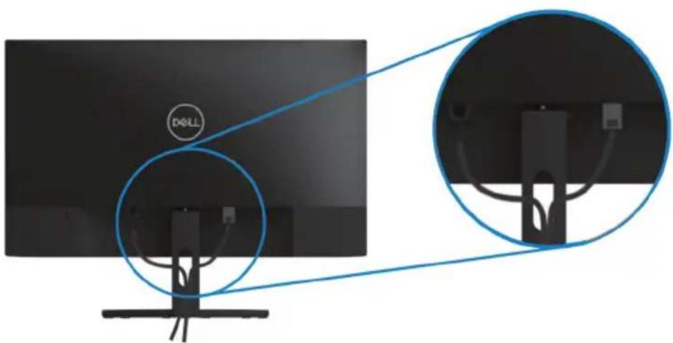 DELL SE2419H - Kabel organisieren - 1